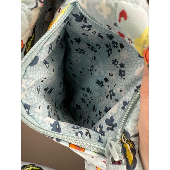 NWOT Vera Bradley Cotton Sling Backpack, Retired Floating Garden Floral Preppy - Picture 5 of 8